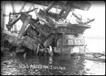 Close up of superstructure
