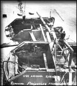 Removal of shells from Turret #4