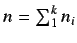 $ f_i=\frac{n_i}{n}$