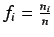 $ t_i=\frac{1}{R_i}$