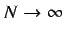 $ \displaystyle \frac{N}{1+\frac{t_s+t_0}{t}}$