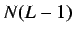 $ \frac{NL}{N}=L$