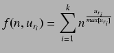 $ \rightarrow n^{\frac{u_{r_c(i)}}{L}}$