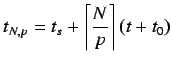 $\displaystyle \displaystyle E_{N,p}=\frac{S_{N,p}}{p}$