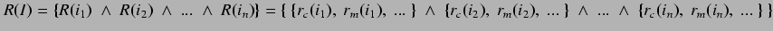 $ \displaystyle r_m(i_k),\ m\ \epsilon\ R(i_k) \equiv$