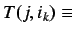 $ c(j,i_k)$