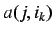 $ carga_c(t,i_k) \propto J(t,i_k)\ \equiv$