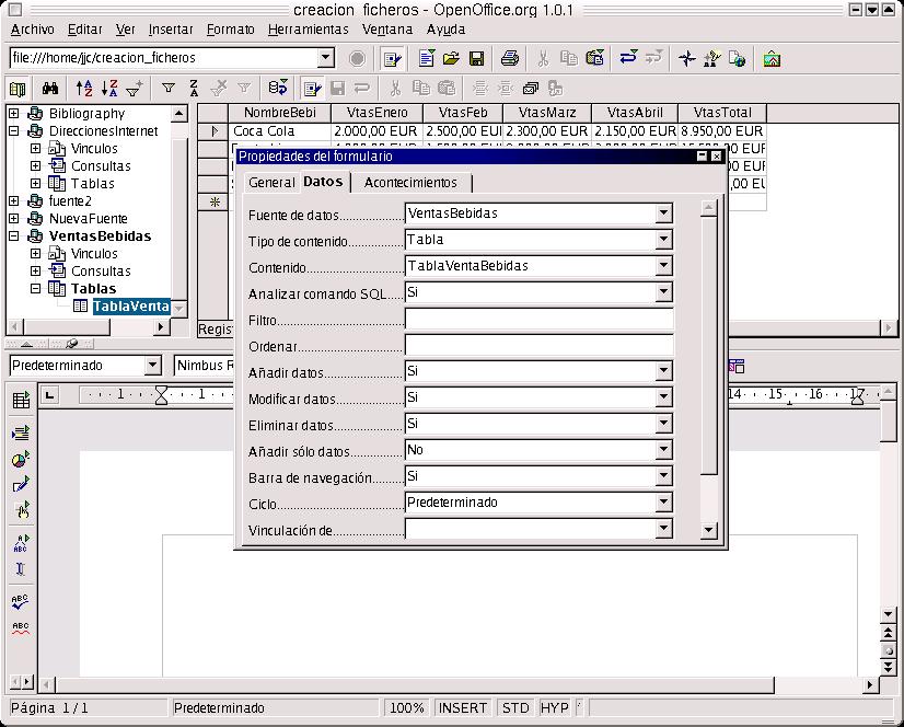 Trabajando en Bases de Datos con 