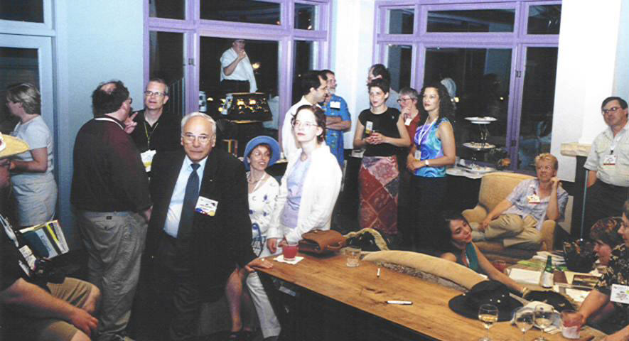 The News Division Suite during the silent auction