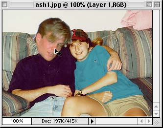 What a freak!  What does she see in him?