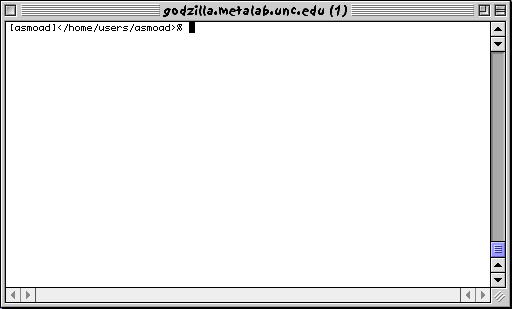 logged into server....