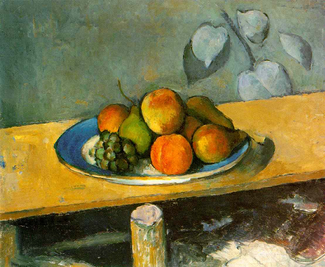 Still Life with Fruit Pitcher and Fruit-Vase - Cezanne Paintings