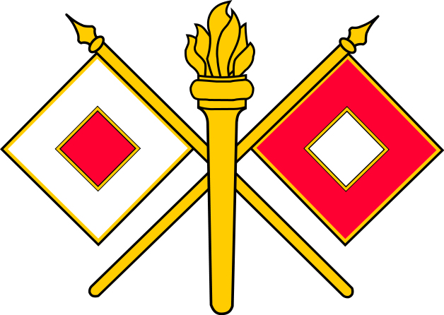 Signal Corps Crossed
            Flags